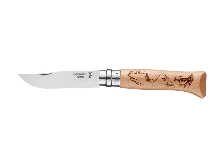 Opinel N°08 Engraved Knife