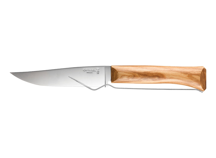 Opinel Olive Cheese Knife & Fork Set