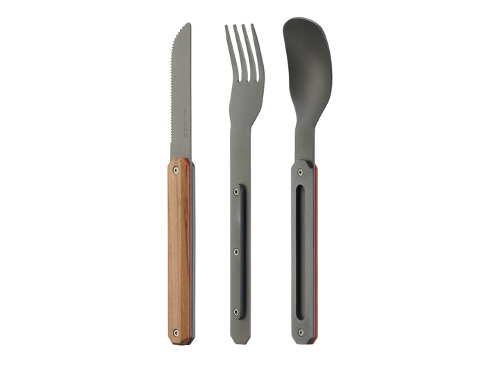 Akinod Straight Magnetic Cutlery (Grey Titanium Finish)